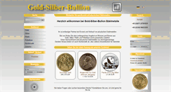 Desktop Screenshot of gold-silber-bullion.de